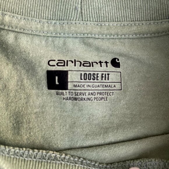 Carhartt Men's T-Shirt, Heavyweight Loose Fit Short Sleeve Crew Neck Pocket Tee - Picture 5 of 8